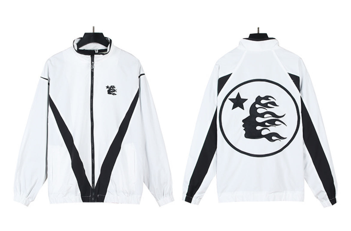 FRESH SNOW WHITE BLACK PRINT TRACKSUIT