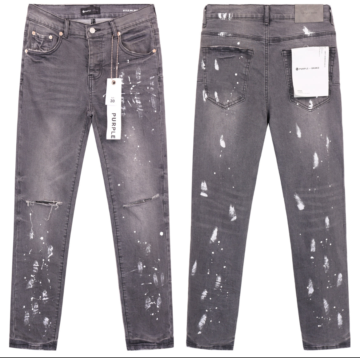 FRESH GRAY POP OUT JEANS